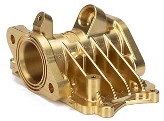 Custom 5 axis machining brass Parts manufacturing 