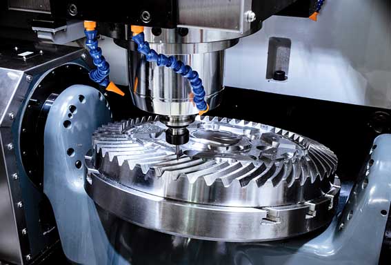 Programming of CNC machining steel parts