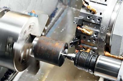 Clamping for lathe machining