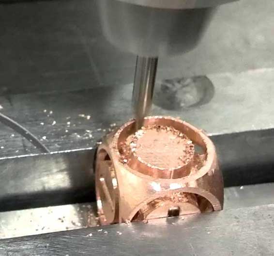 The amount of copper NC Milling