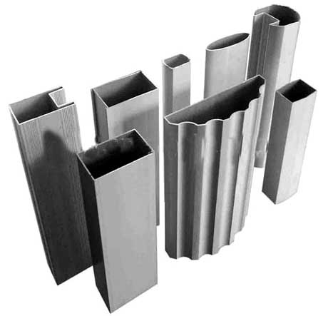 Aluminum profiles for furniture