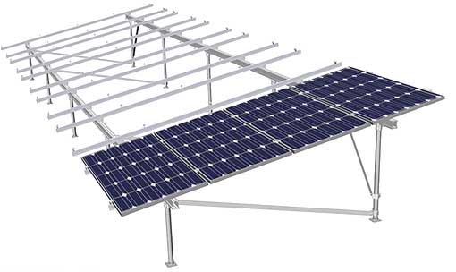Marco de perfil de aluminio solar