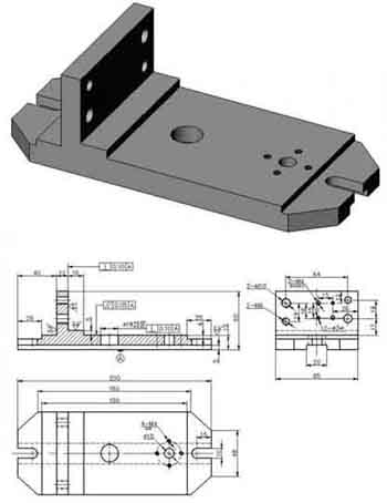 Tool setting block for CNC machining parts 