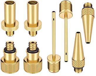Turned parts: copper gas nozzle, copper oil nozzle