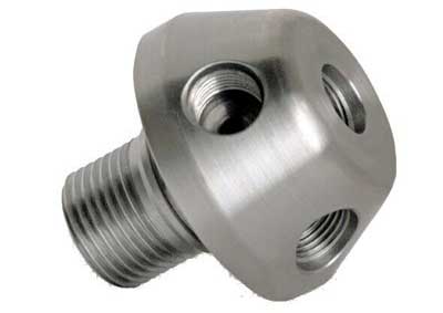 Stainless steel turning parts with internal threaded blind holes