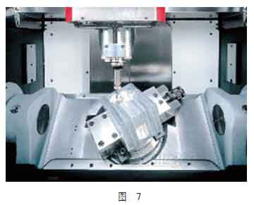 Machining the normal hole on the inclined plane with a five-axis machining center