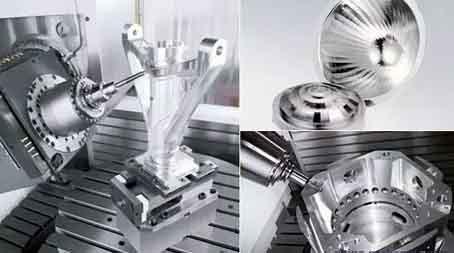 5-axis CNC machining complex free-form surfaces