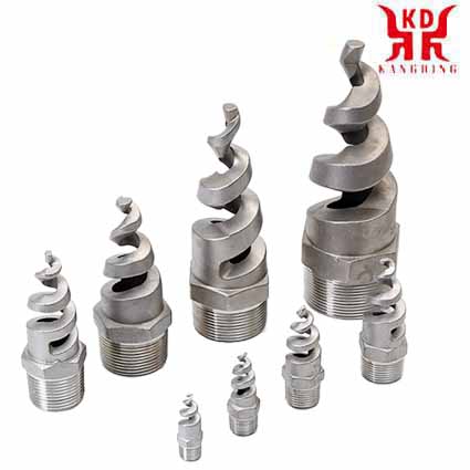 Spiral stainless steel nozzle