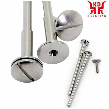 Turned stainless steel medical components 