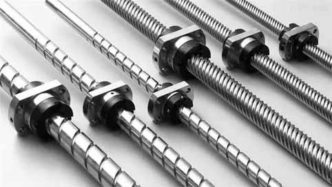 Ball screw with ground rounded thread